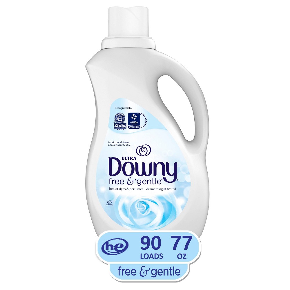 UPC 037000235422 product image for Downy Ultra Free & Gentle Liquid Fabric Conditioner - Unscented - 77 fl oz | upcitemdb.com
