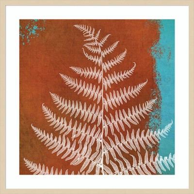Amanti Art Fern Abstract Study II by Dianne Poinski Wood Framed Wall Art Print