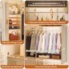 Besiost Closet System with Wooden Drawers and Two Hanging Rods - 4 of 4