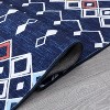 Acekool Area Rug Machine Washable Non Slip Low Pile Geometric Farmhouse Accent Rug for Living Room Bedroom Nursery - 4 of 4