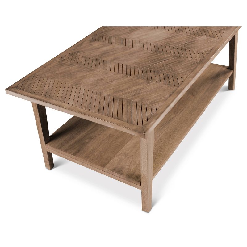 Milani Rectangle Cocktail Table Natural - Steve Silver Co., 4 of 7