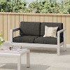 NicBex Mid-Century Modern Upholstered Loveseat 2 Seater Sofa - 4 of 4