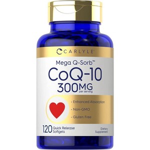 Carlyle CoQ10 300mg | 120 Softgels - 1 of 4