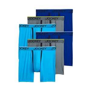 Jockey Men's Chafe Proof Pouch Microfiber 6" Boxer Brief - 6 Pack - 1 of 4