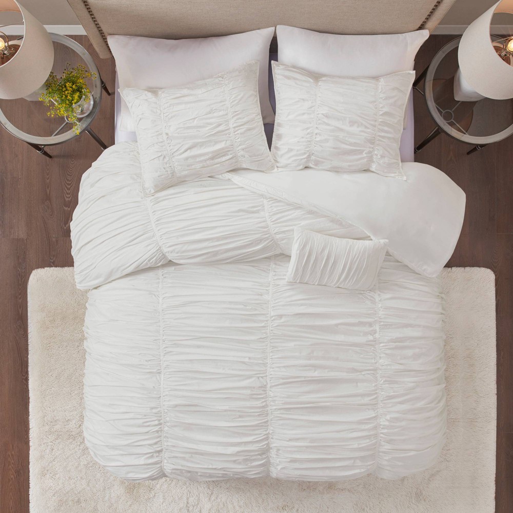 UPC 675716383633 product image for White Pacifica Comforter Set Queen 4pc | upcitemdb.com