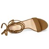 Allegra K Women's Tie-Up Strappy Chunky High Heels Sandal - 4 of 4