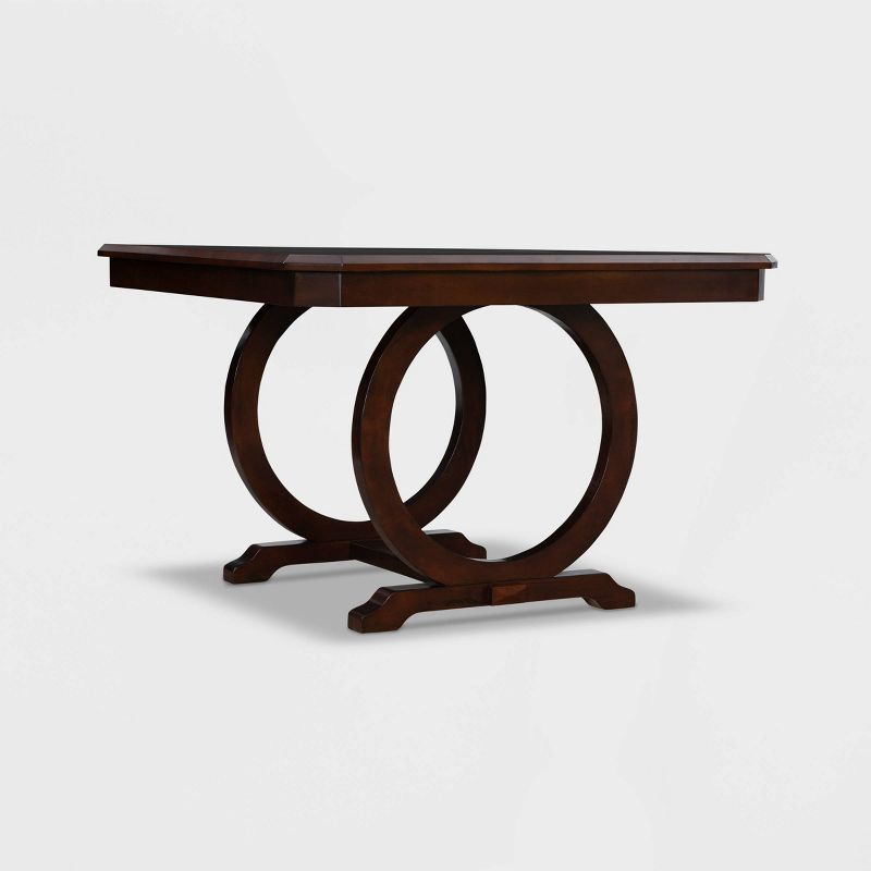 Vasha Square Gathering Table Cherry Red - Powell, 3 of 7