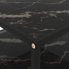 vidaXL Coffee Table End Table Living Room Sofa Table Black Tempered Glass - 4 of 4