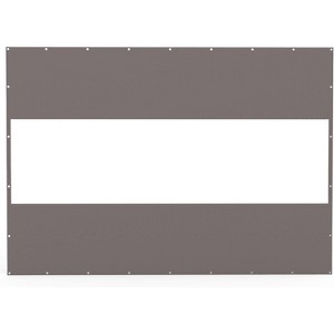 DOMETOUR Heavy Duty Outdoor Clear PVC Curtain, Waterproof & Tearproof, for Patios/Gazebos/Pergolas, 7'H x 10'W, Gray - 1 of 4