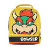 Nintendo Super Mario Lunch Box Bowser Insulated Dual Compartment Lunch Tote Bag Yellow - 2 of 4