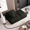 Modern Modular Sectional Sofa, DIY Layout Design Sofa, Tufted Sofa with Chenille Fabric Textile and Foam Pillows-Baofuwish - 3 of 4