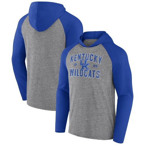 Ncaa Kentucky Wildcats Men s Gray Lightweight Hooded Sweatshirt