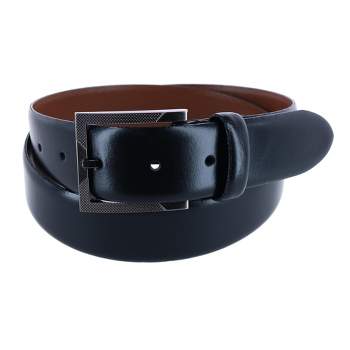 CTM Men's Italian Genuine Supple Leather Belt