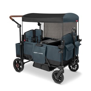 Radio Flyer Pathfinder+ Quad 4 Seat Stroller Wagon - Steel Gray