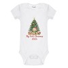 Everyday Kids Christmas Collection My First Christmas 2025 Teddy Tree Baby Onesie – Holiday Graphic Bodysuit - 2 of 4