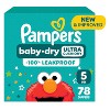 Pampers Baby Dry Diapers - (Select Size and Count) - 2 of 4