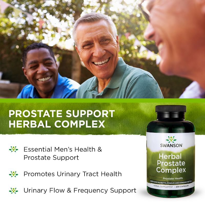 Swanson Herbal Supplements Herbal Prostate Complex Capsule 200ct, 3 of 7