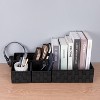 Itopfox Woven Storage Baskets for Organizing, Small Black Cube Bin Container Tote Organizer Divider for Drawer, Closet, Shelf, Dresser, Set of 4 - 4 of 4