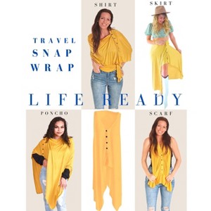 Zalamoon Luxury Maternity Infinite Snap Wrap - Fashion & Function Shawl - 1 of 4
