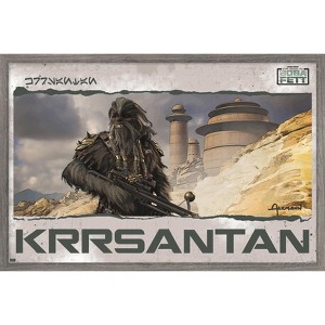 Trends International The Book of Boba Fett- Black Krrsantan Framed Wall Poster Prints - 1 of 4