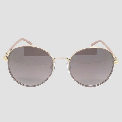 Women's Round Sunglasses - A New Day™ Soft Taupe