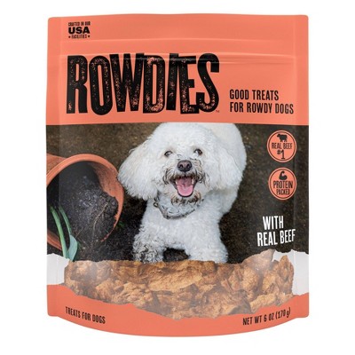 Rowdies Beef Flavor Dog Treats - 6oz