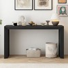 31.8" Modern Wood Veneer Console Table, Slim Entryway and Sofa Table for Hallway, Living Room, or Home Office-Maison Boucle - 2 of 4
