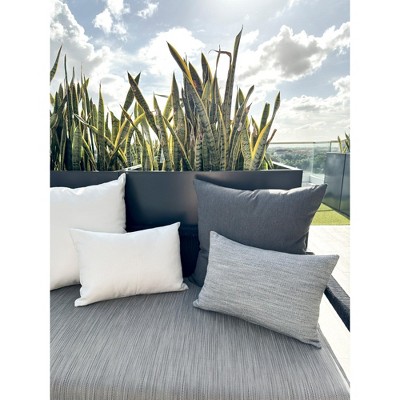 Essential Dark Grey 25" Indoor Outdoor Pillow