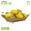 Stock Your Home Mini Disposable Brown Kraft Paper Food Trays (250 Pack) - 2 of 3