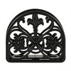 Home Basics Cast Iron Fleur De Lis Napkin Holder, Black - 3 of 4