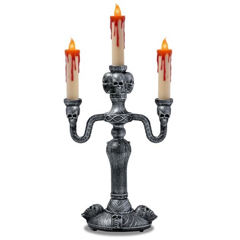 Scary Face LED Candle - Decoration 