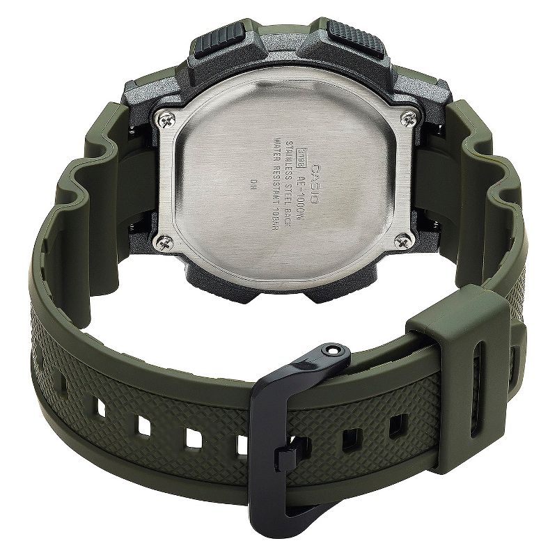 Casio Men's World Time Watch - Green (AE1000W-3AVCF), 2 of 4