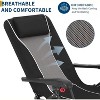 Beach Chair with Folding Design, Portable Outdoor Camping Recliner, High Back with Hard Armrest, Sun Lounger for Patio and Garden - 4 of 4