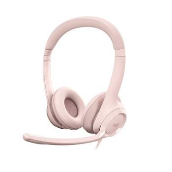 Logitech H390 USB Wired Headset - Rose Pink