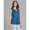 Jones New York Sleeveless V-Neck Pleat Front Top - 2 of 3