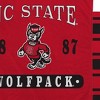 NCAA NC State Wolfpack Varsity Plaque Double Sided Royal Plush Blanket: Sports Team Logo - 2 of 3