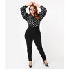 Unique Vintage Women's Plus High Waist Rizzo Pants - 4 of 4