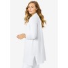 Jessica London Women's Plus Size Fine Gauge Cardigan Topper - 4 of 4