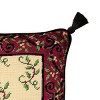 C&F Home 14" x 14" Holiday Garden Needlepoint Pillow - 2 of 3
