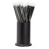 LunaLulinlk Matte Black Utensil Holder for Kitchen Organization, Metal Straw Container for Counter Decor (5 x 6.5 In) - 2 of 4