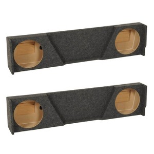 Q Power 2 Hole 12 Inch Enclosure for GMC Chevy 2007-2013 Xcab  (2 Pack) - 1 of 4