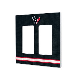NFL AFC Teams Stripe Hidden-Screw Light Switch Plate for Double Rocker - 1 of 4