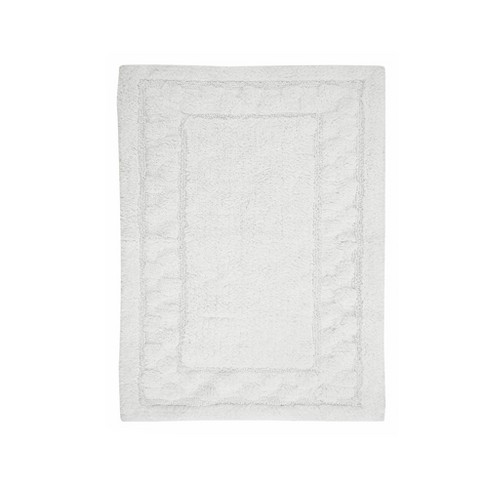 Sculptured Border Design Non-slip Cotton Bath Rug 24