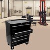 Maggift Tool Boxes and Totes Rolling Chest Storage Cabinet, Garage Organizer, Tool Multifunctional Storage Box, Black, 24.2"*12.9"*29.9" - 3 of 4