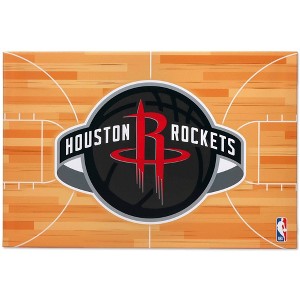 NBA Houston Rockets Court Canvas Wall Sign - 1 of 4