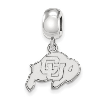 Black Bow Jewelry Sterling Silver Colorado Buffalos NCAA Bead Charm