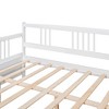 PAGED Twin Size Upholstered Daybed Modern Simple Wooden Bed Frame with 2 Storage Drawers and Backrest for Living Room - 3 of 4