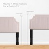 Modway Alyona Twin Headboard - Channel Tufted Performance Velvet Upholstered Headboard for Modern or Glam Bedrooms - 3 of 4
