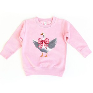 Valentine Goose Coquette - Toddler Graphic Sweatshirt - 1 of 4