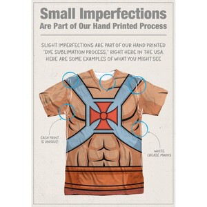 Men's Masters Of The Universe He Man Costumes Short Sleeve Costume T-Shirt - 1 of 4